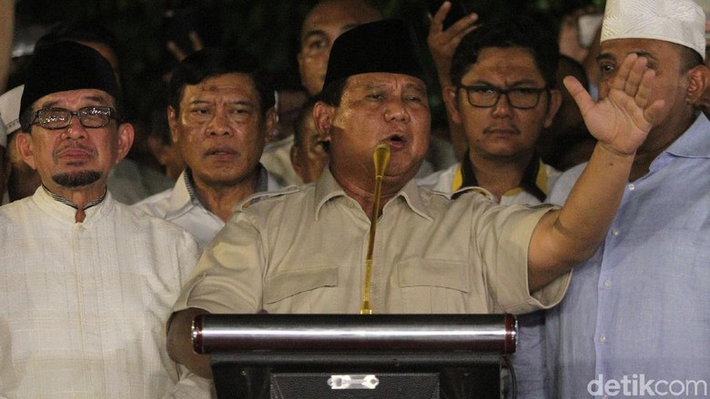 Versi Quick Count IB di Sumbar: Jokowi 9,55%, Prabowo 90,45%