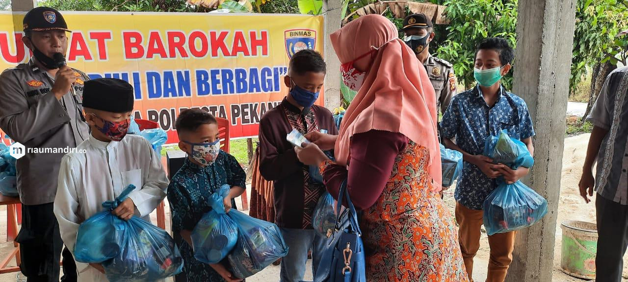 Santuni Anak Yatim, AKP Manapar Situmeang: Kami Tahu Bagaimana Rasa Tidak Punya