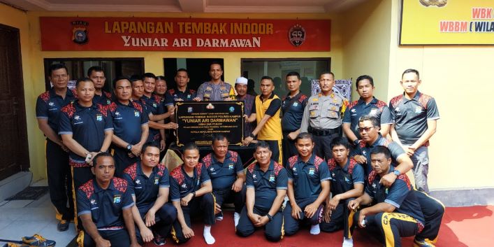 Kapolres Kampar Resmikan Lapangan Tembak Indoor Yuniar Ari Darmawan