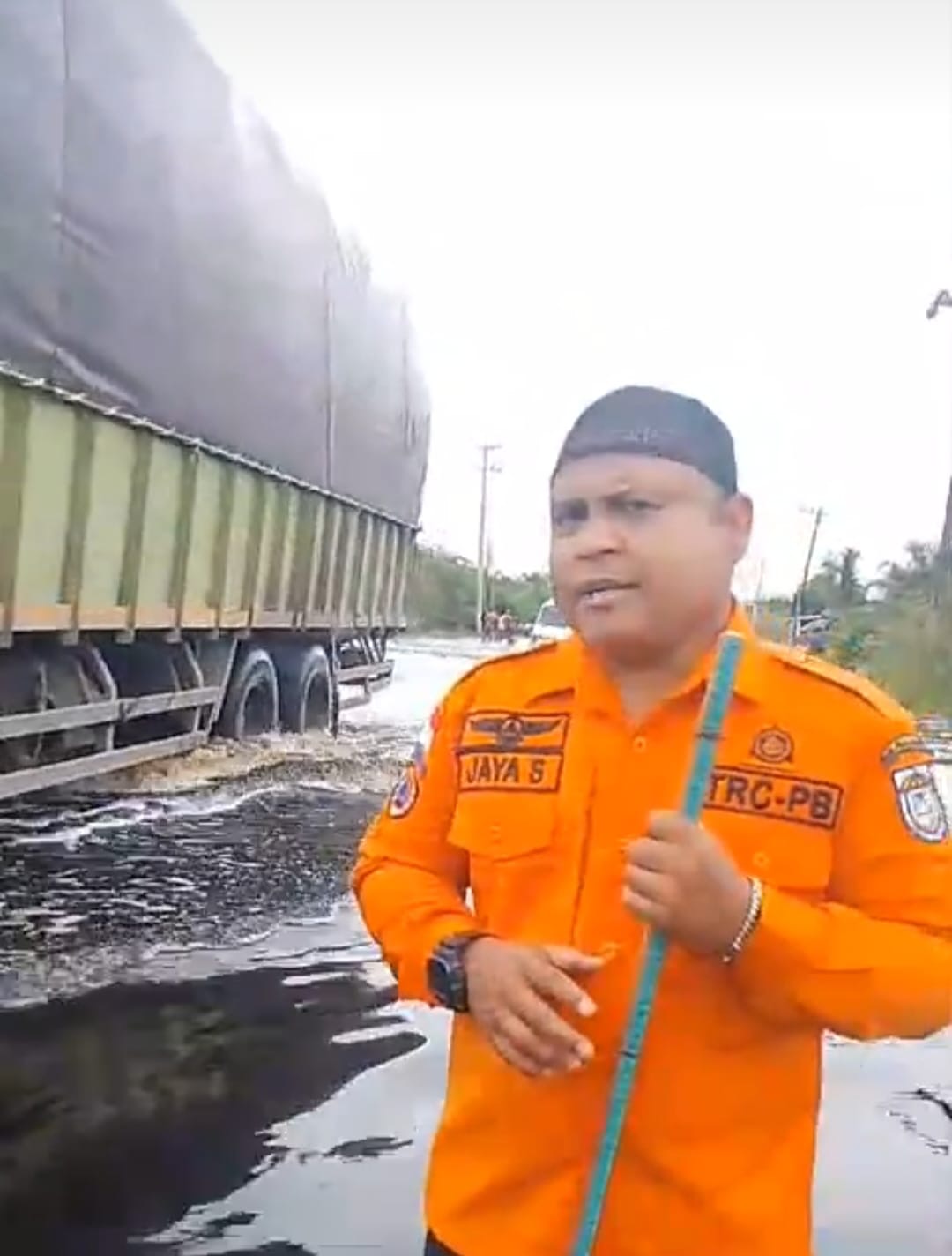 Arus Pasang Mati di Hilir Sungai Kampar, Ketinggian Banjir di KM83 Kemang Bertambah