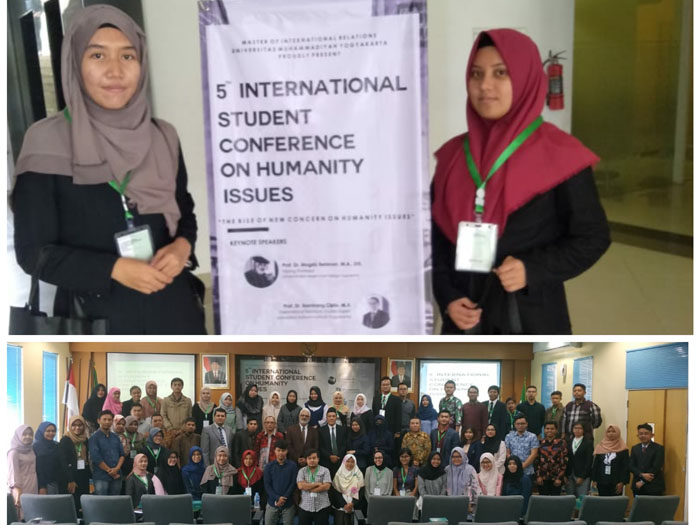 Dua Mahasiswa Fisipol UIR Jadi Presenter di 5th ISCOHI Yogyakarta