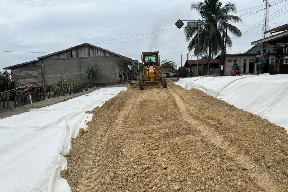 Perbaikan Jalan Lintas Inhil, Askes Dialihkan Melalui Simpang Granit