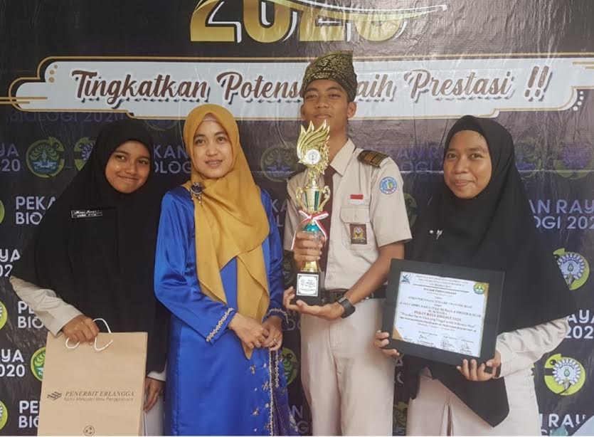 Ciptakan Alat Penyaring Polusi Udara, SMKN Pertanian Pekanbaru Juara 1 se-Sumatra