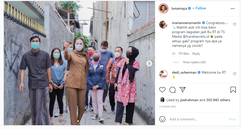 Luna Maya Jadi Ketua RT di Jakarta, Netizen: Pasti Susah Minta Tanda Tangan, Soalnya Sibuk