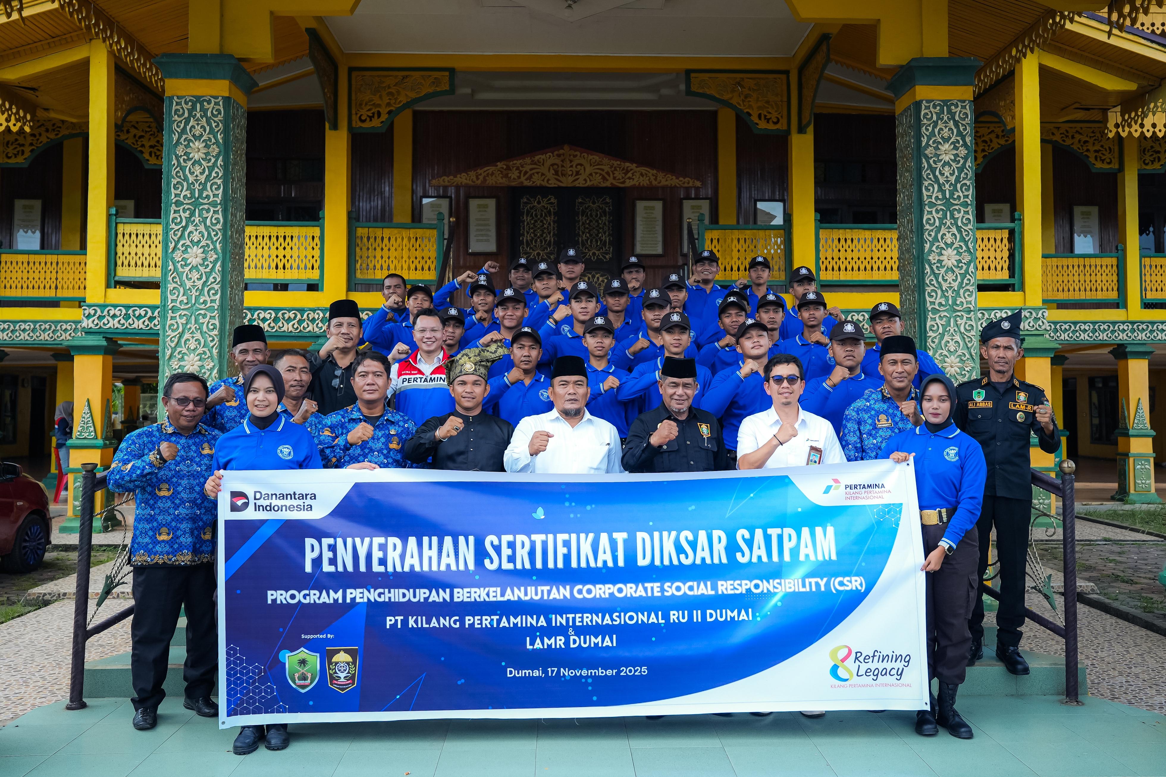 36 Pemuda di Dumai Rampungkan Diksar Satpam: Tingkatkan Keahlian Kerja