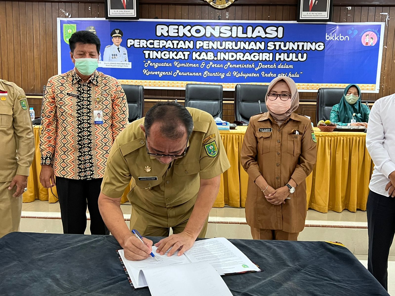 Pemkab Inhu Komitmen Turunkan Stunting