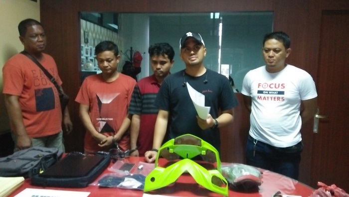 Dua Pelaku Curas Antar Provinsi Dibekuk Polresta Pekanbaru