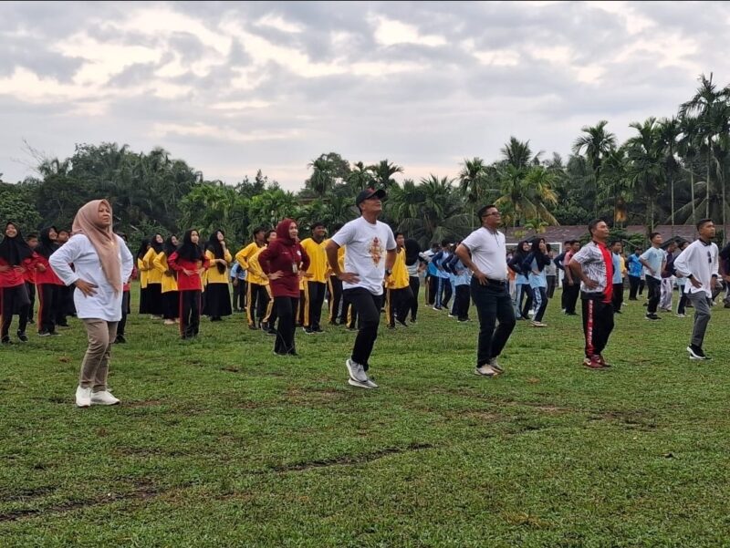 Senam Massal Dalam Rangka Peringatan HUT ke-26 Kuansing