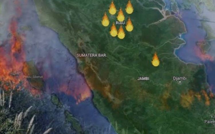 BMKG Deteksi Puluhan Titik Panas di Riau