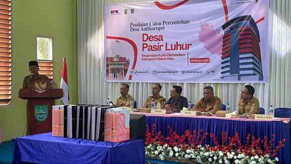 Desa Pasir Luhur Ditetapkan Desa Antikorupsi 2025