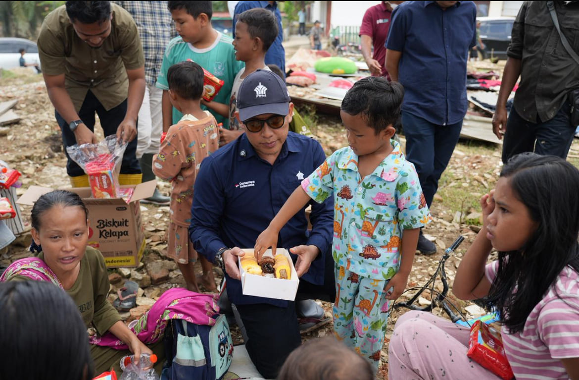 PTPN IV PalmCo Jadi Perusahaan Pertama Salurkan Bantuan Bencana di Aceh Tamiang