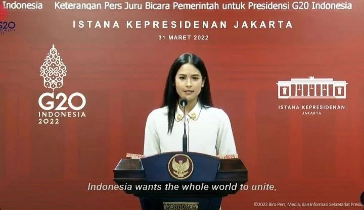 Bikin Bangga, Maudya Ayunda Jadi Juru bicara Presidensi G20 Indonesia