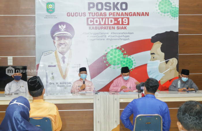 Satu Warga Kabupaten Siak Dinyatakan Positif Covid-19, ODP 2.152 dan PDP 14