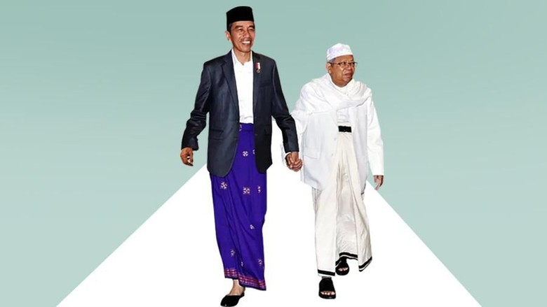 Kisah Detik-detik Jokowi Pastikan Ma'ruf Amin Jadi Cawapres