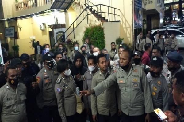 Peserta Seleksi SIP Angkatan 50 Polda Papua Gelar Aksi Protes