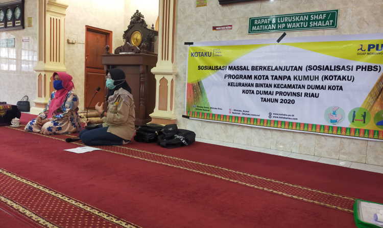 Program Kotaku Dumai, Sosialisasi PHBS di Tengah Pandemi Covid-19