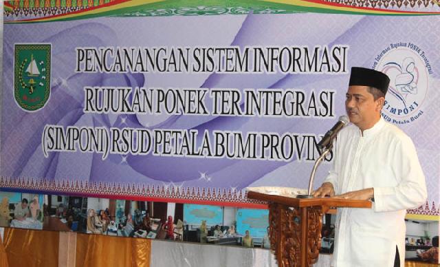 Dukung Visi Misi Riau, RSUD Petala Bumi Canangkan SIMPONI