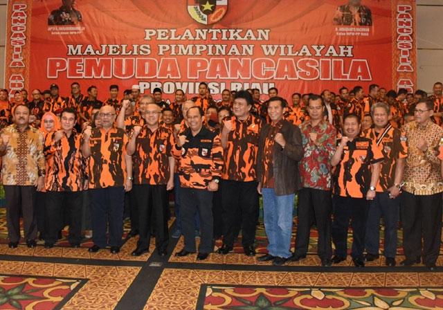 Bupati Hadiri Pelantikan PP Riau