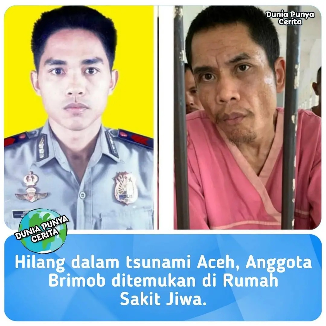 Hilang Saat Tsunami Aceh 2004, Anggota Brimob Ditemukan di Rumah Sakit Jiwa