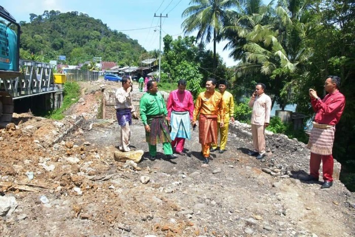 Sekda Kampar Tinjau Rencana Pembangunan Jalan Jalur II di Desa Merangin