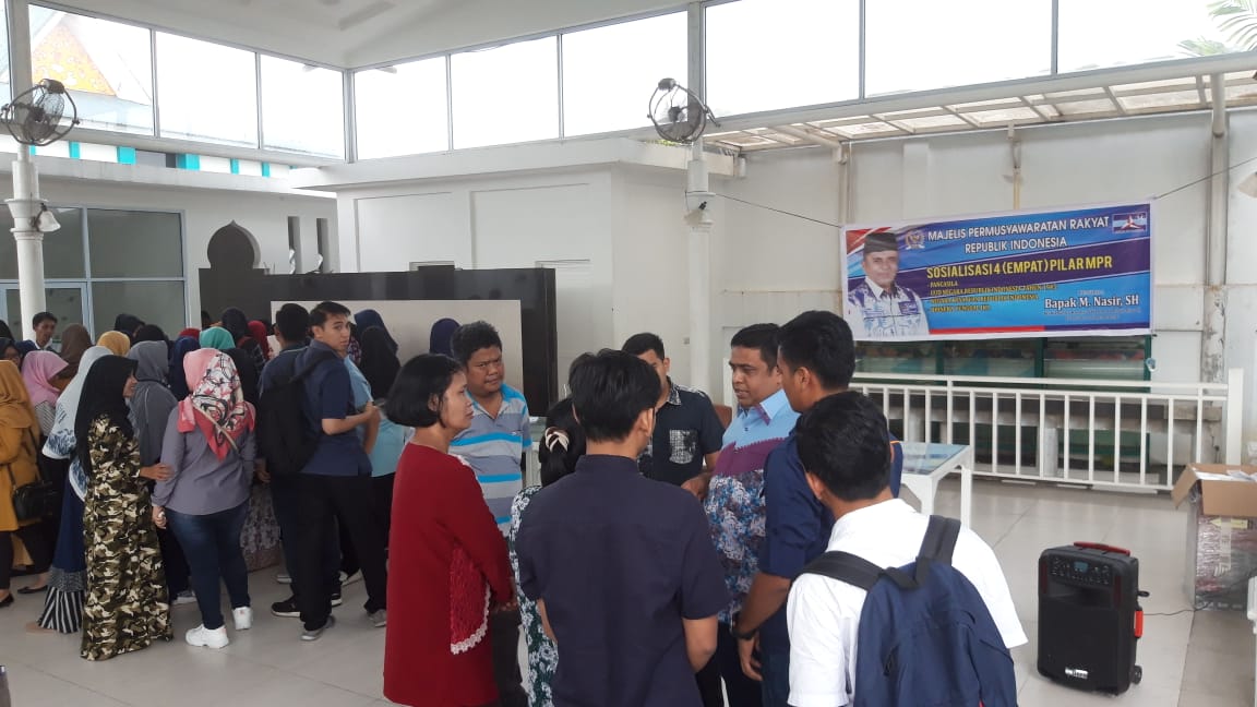 M Nasir Sosialisasikan 4 Pilar MPR kepada Ratusan Mahasiswa di Pekanbaru