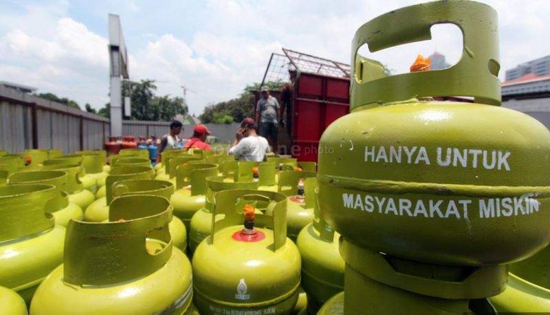 Gas Elpiji Bersubsidi di Pasir Pengaraian Tembus Rp30 Ribu/Tabung