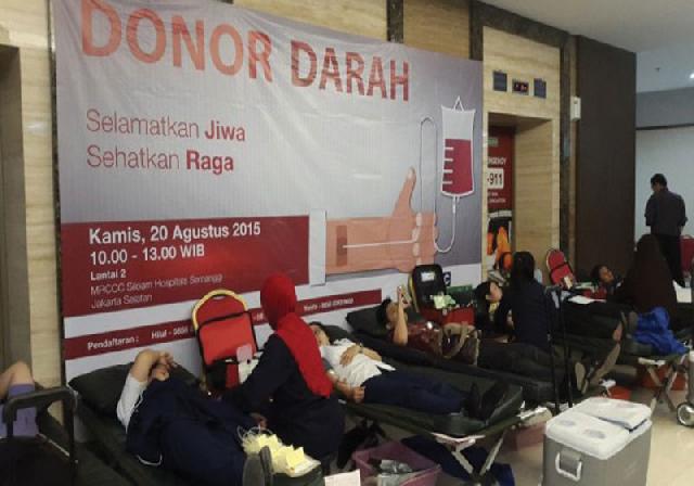 Kwartir Tembilahan Gelar Donor Darah