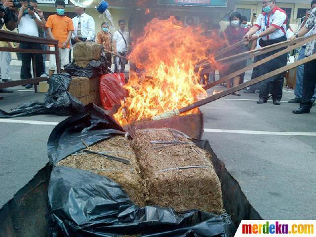 Dimusnahkan Polresta Medan