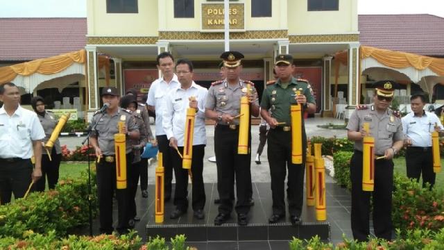Polres Kampar Gelar Apel Besar 4 Pilar Kamtibmas