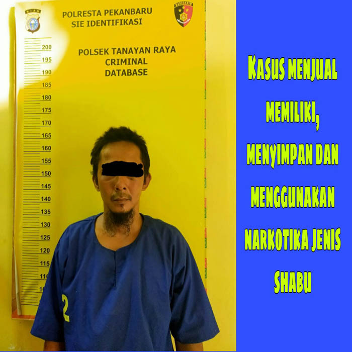 Pengedar Sabu Asal Pekanbaru Ini Berhasil Ditangkap di Bengkel Servis Radiator
