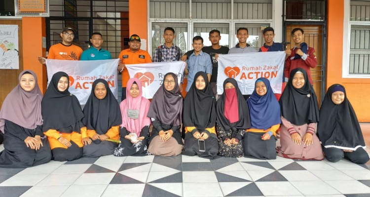 Rumah Zakat Pekanbaru Gelar Pra-Diksar Jelang Volunteer Basic Training