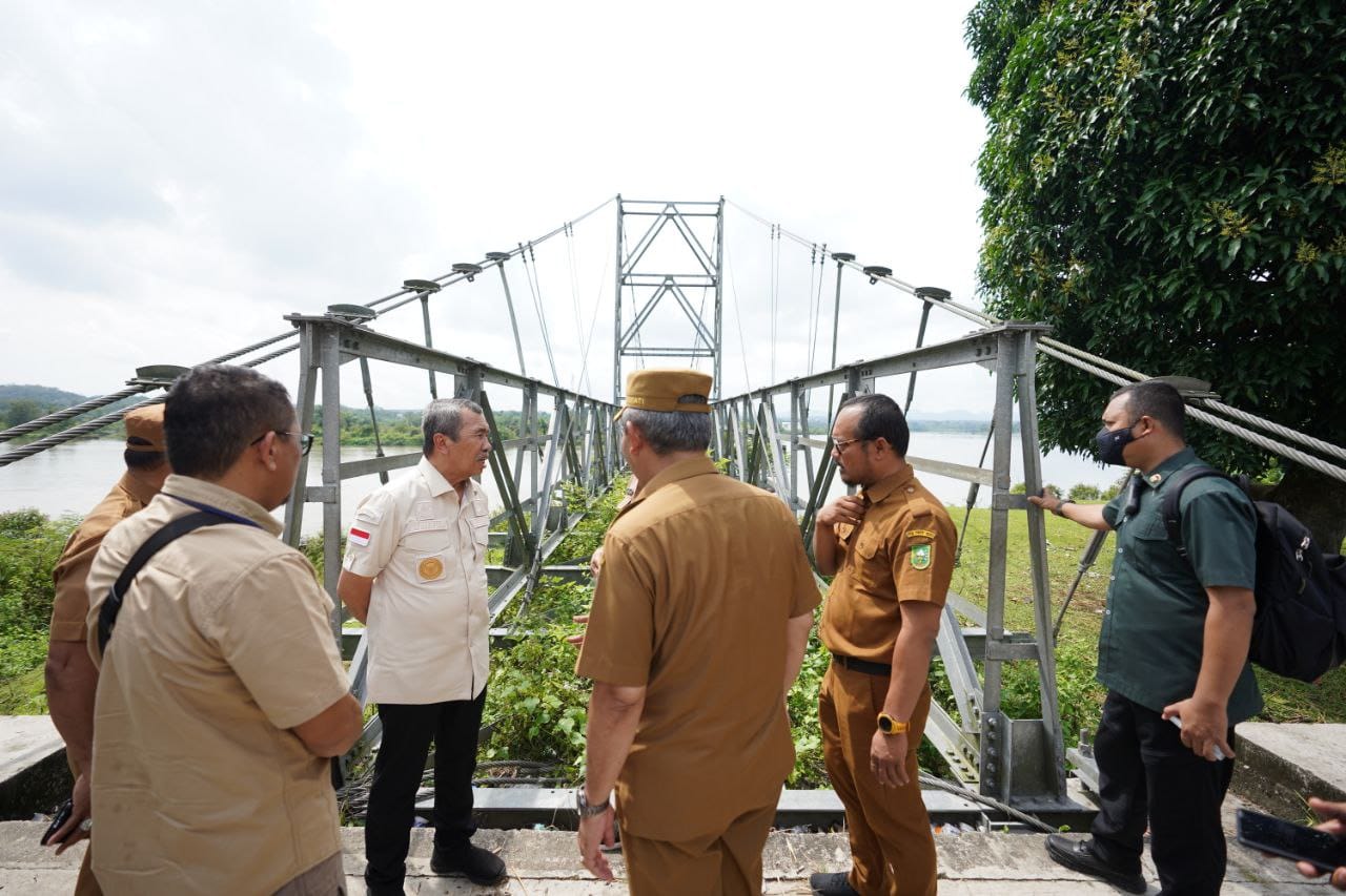 Tahun Ini, Pemprov Riau Bangun Empat Jembatan Gantung di Kampar