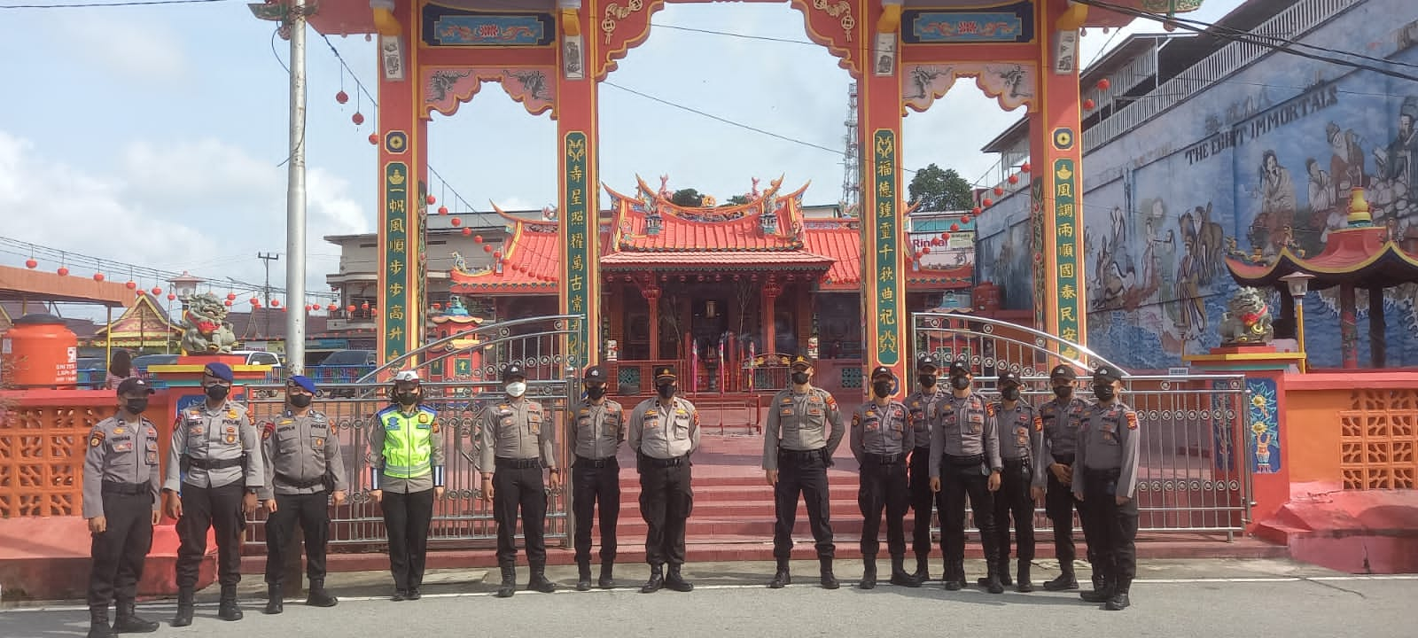 Polres Siak Kerahkan Puluhan Personel Amankan Perayaan Imlek