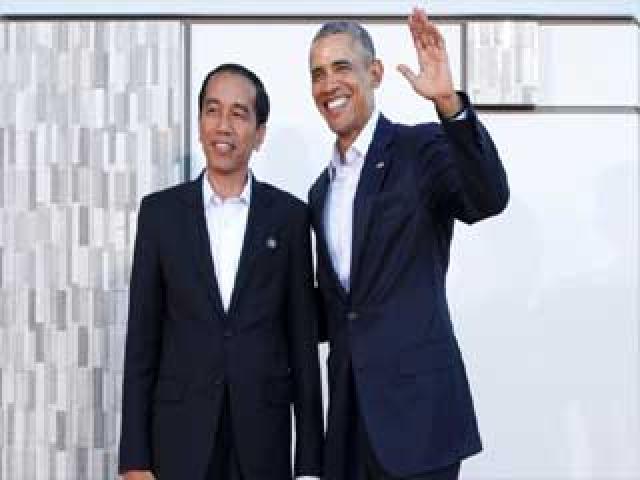 Obama Sambut Jokowi dengan Bahasa Indonesia