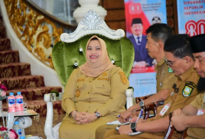 Bupati Kasmarni Terima Audiensi BPS Bengkalis