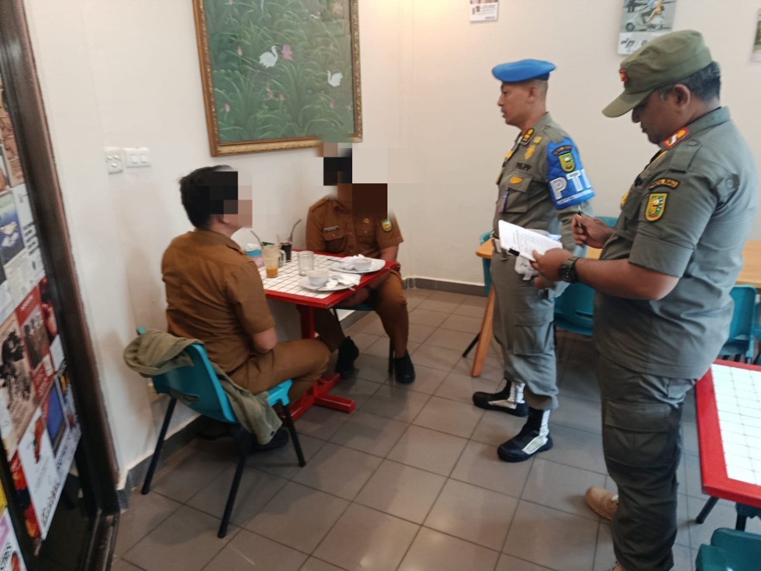 11 ASN Pemko Pekanbaru Terjaring Razia di Kedai Kopi