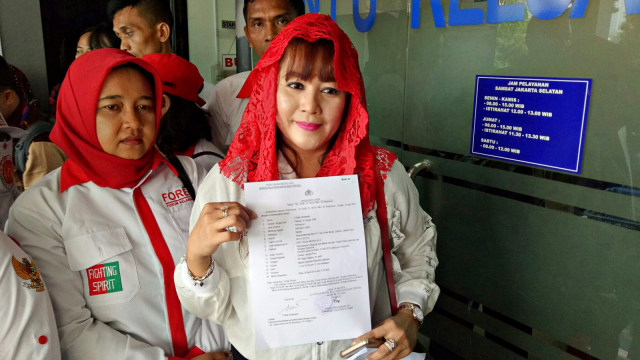 Laporan Dewi Tanjung Terhadap Prabowo Cs Ditolak Polda Metro