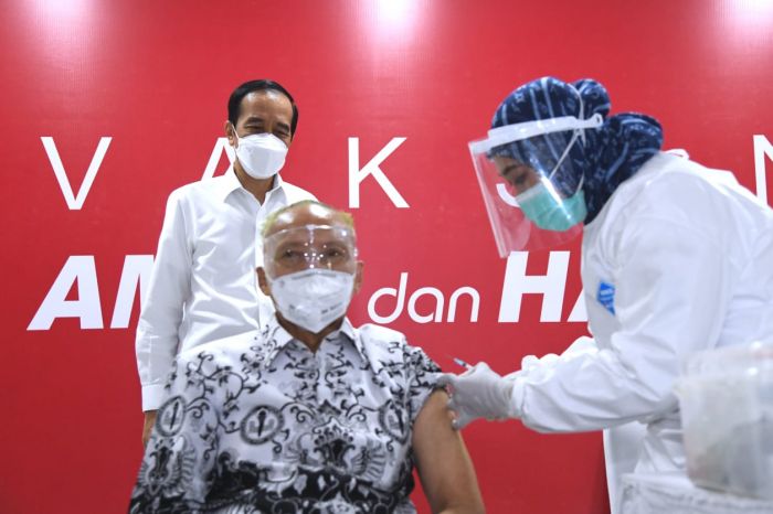 Jumlah Vaksinasi Indonesia Diklaim Peringkat ke-6 Dunia
