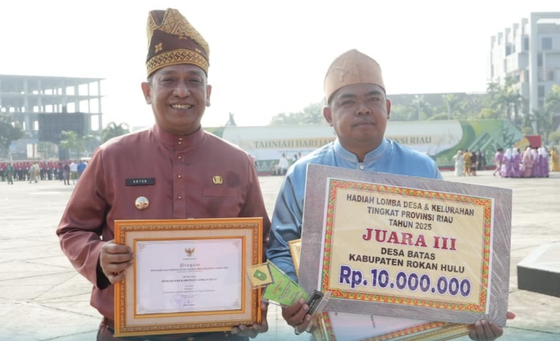 Rohul Raih Kabupaten Terbaik III di Penghargaan Pembangunan Daerah 2025