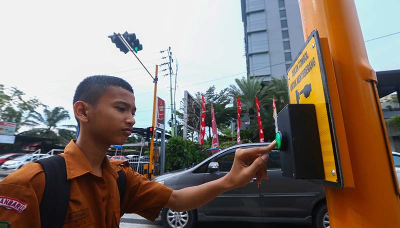 Pelican Crossing di Kota Pekanbaru Masih untuk Gaya-gayaan