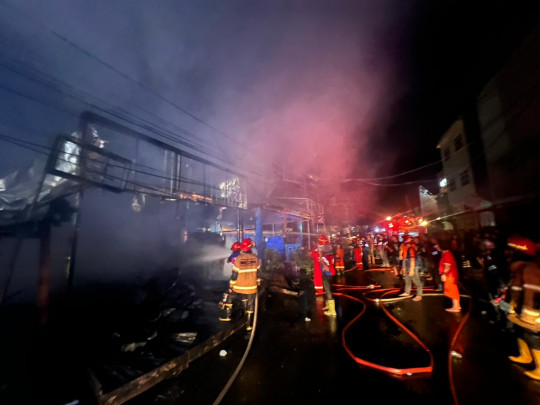 3 Rumah di Inhil Terbakar, Satu Orang Luka Bakar