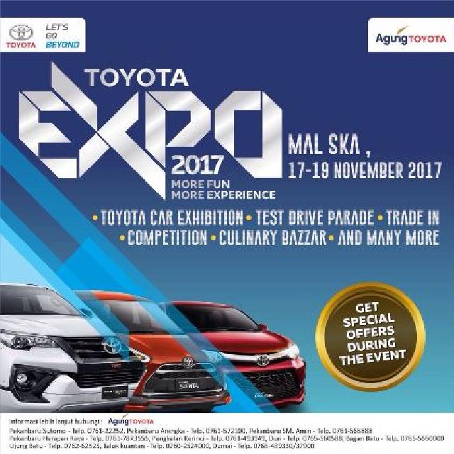 Banjir Diskon Toyota Expo 2017 di Mal Ska Pekanbaru