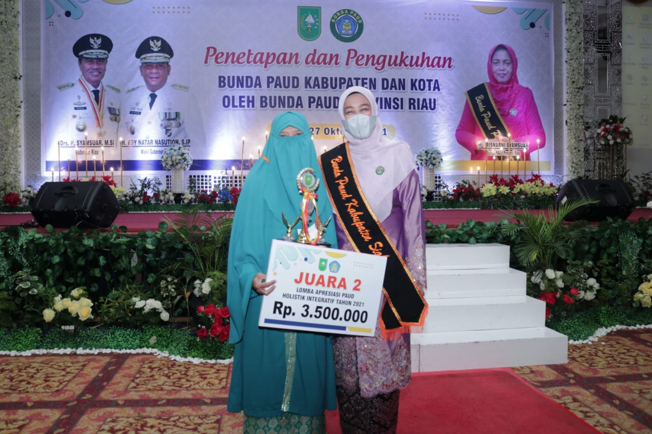 Imam Ahmad Juara II Lomba Apresiasi Paud Holistik Integratif Tingkat Provinsi Riau