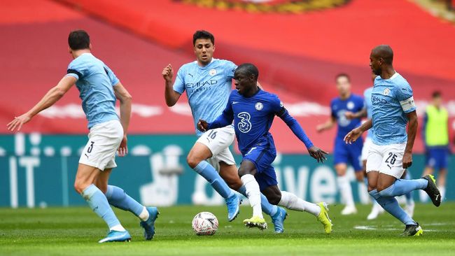 Hasil Semifinal Piala FA: Man City Kalah dari Chelsea
