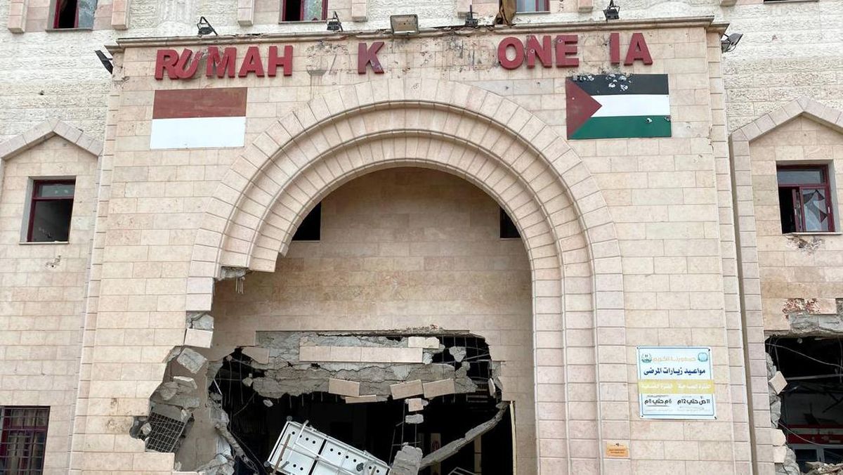 Tentara IDF Serbu Rumah Sakit Indonesia di Gaza Utara