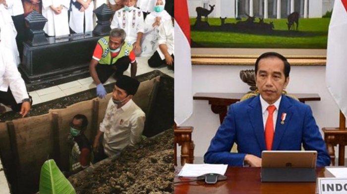 Jokowi Sore Makamkan Ibu-Malam Ikut KTT G20, Netizen: Sumpah Saya Nangis