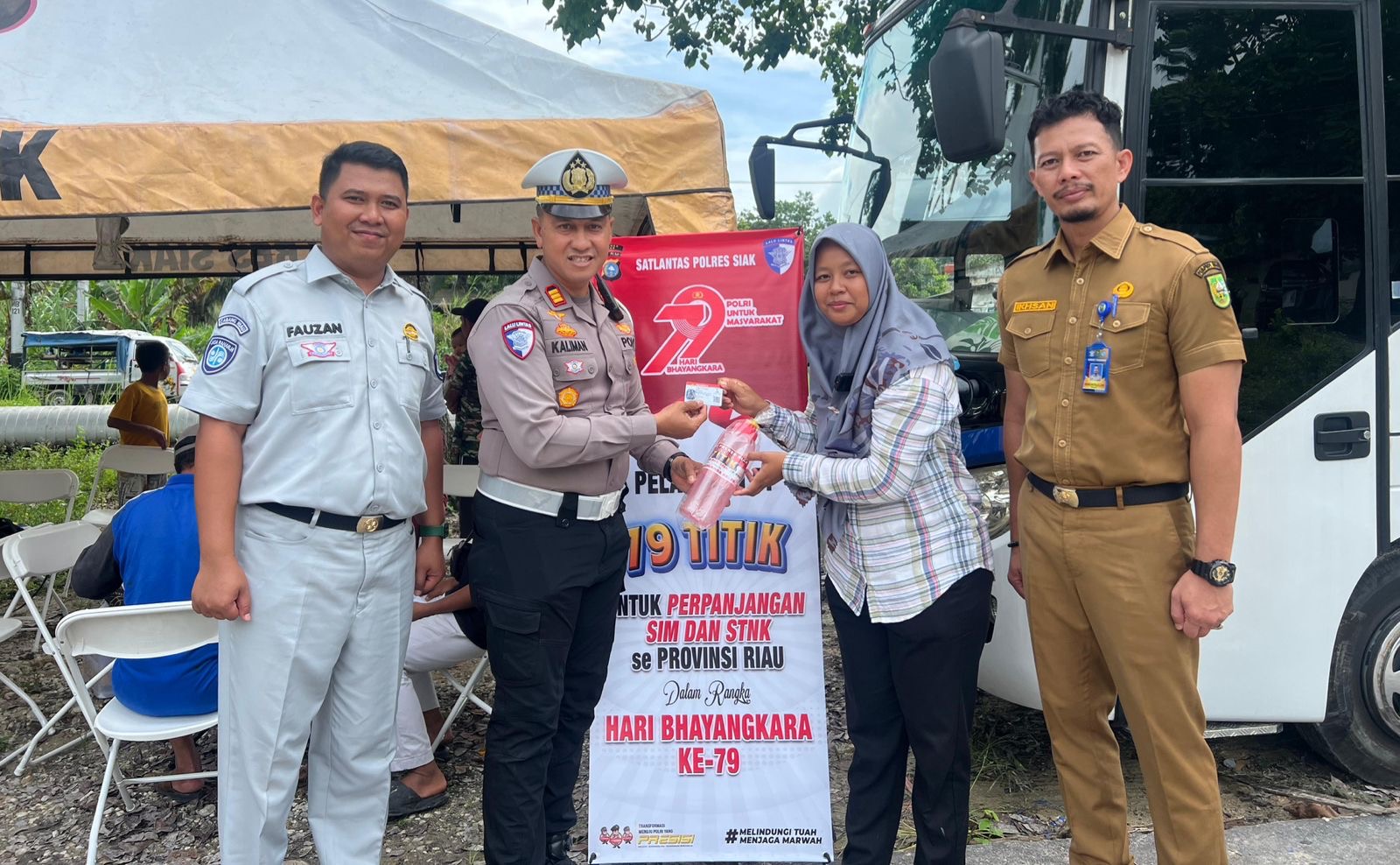 Sambut HUT Bhayangkara ke-79, Berikut Lokasi SIM Keliling Polres Siak