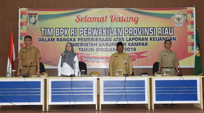 Ini yang Dibahas BPK RI Perwakilan Riau Saat Kunjungi Kampar