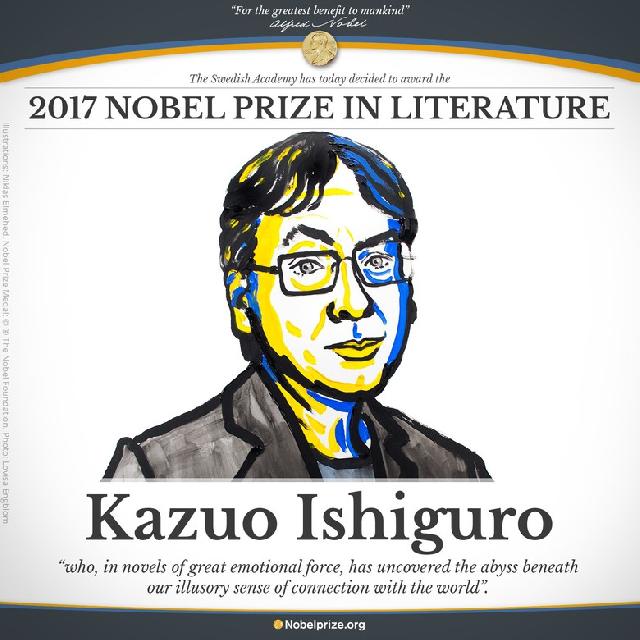 Kazuo Ishiguro Raih Nobel Sastra 2017