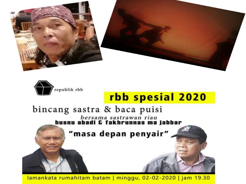 Malam Ini, Dua Sastrawan Riau Baca Puisi dan Diskusi di Rumahitam Batam